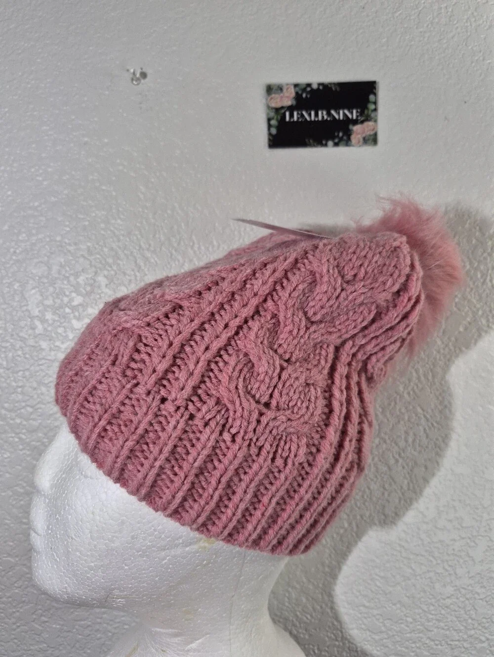 Pink Brand New Winter Beanie Hat For Sale